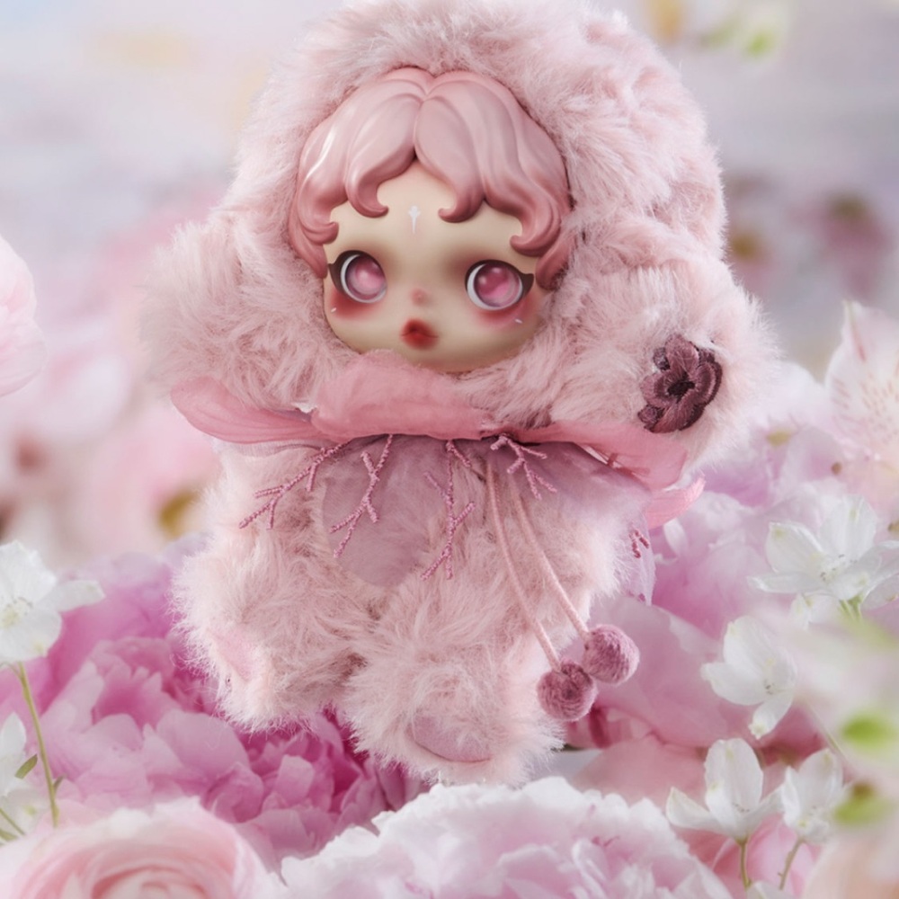 SKULLPANDA L' impressionnisme Series Plush Doll Authentic POP MART. WINDFLOWER